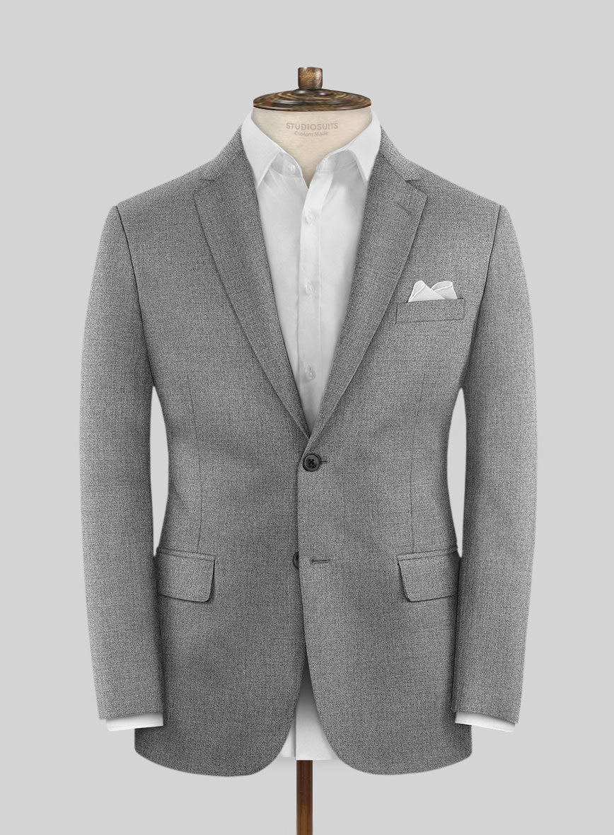 Scabal Lissar Light Gray Wool Suit - Image 3