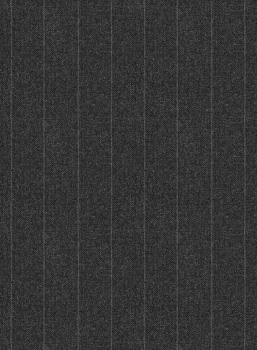 Scabal Litni Stripe Gray Wool Jacket - Image 3