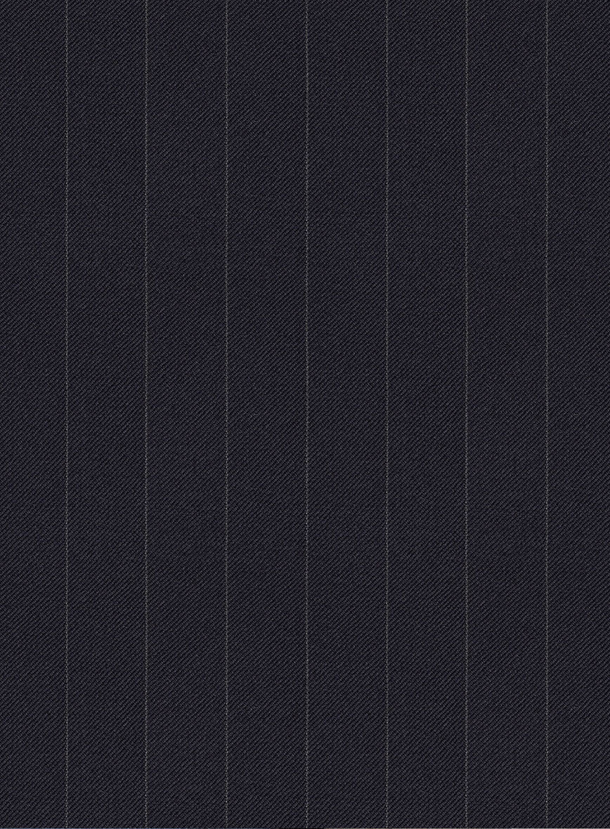 Scabal Lizaro Stripe Blue Wool Jacket - Image 3