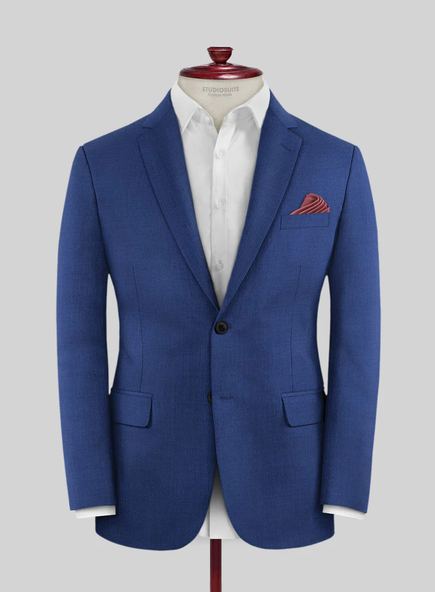 Scabal Londoner Cobalt Blue Wool Suit - Image 3