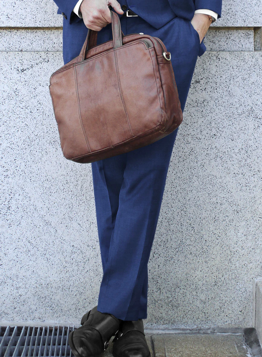 Scabal Londoner Cobalt Blue Wool Suit - Image 4