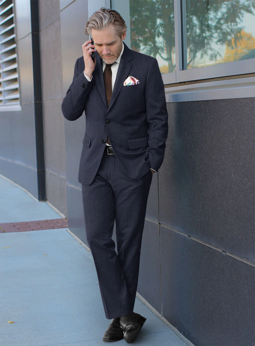Scabal Londoner Dexi Blue Wool Suit - Image 2
