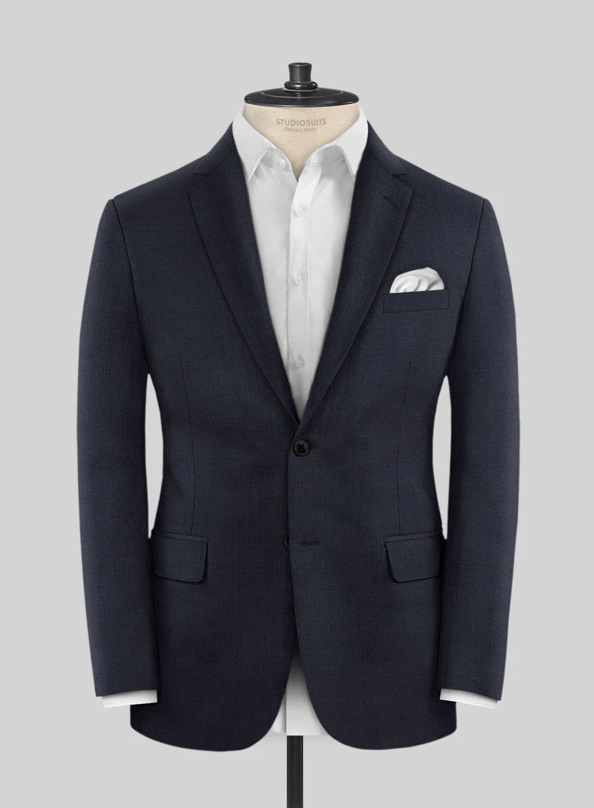 Scabal Londoner Ebony Blue Wool Suit - Image 3