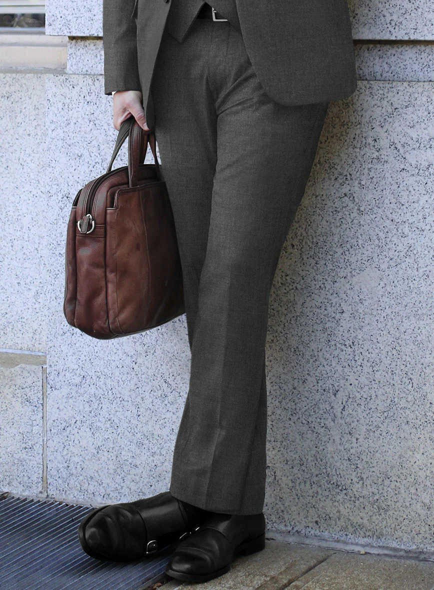 Scabal Londoner Gray Wool Suit - Image 4