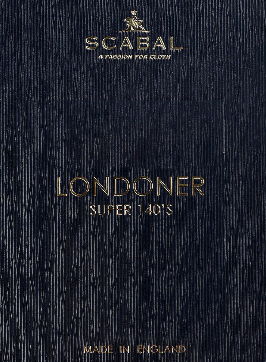 Scabal Londoner Inagi Checks Gray Wool Suit - Image 7