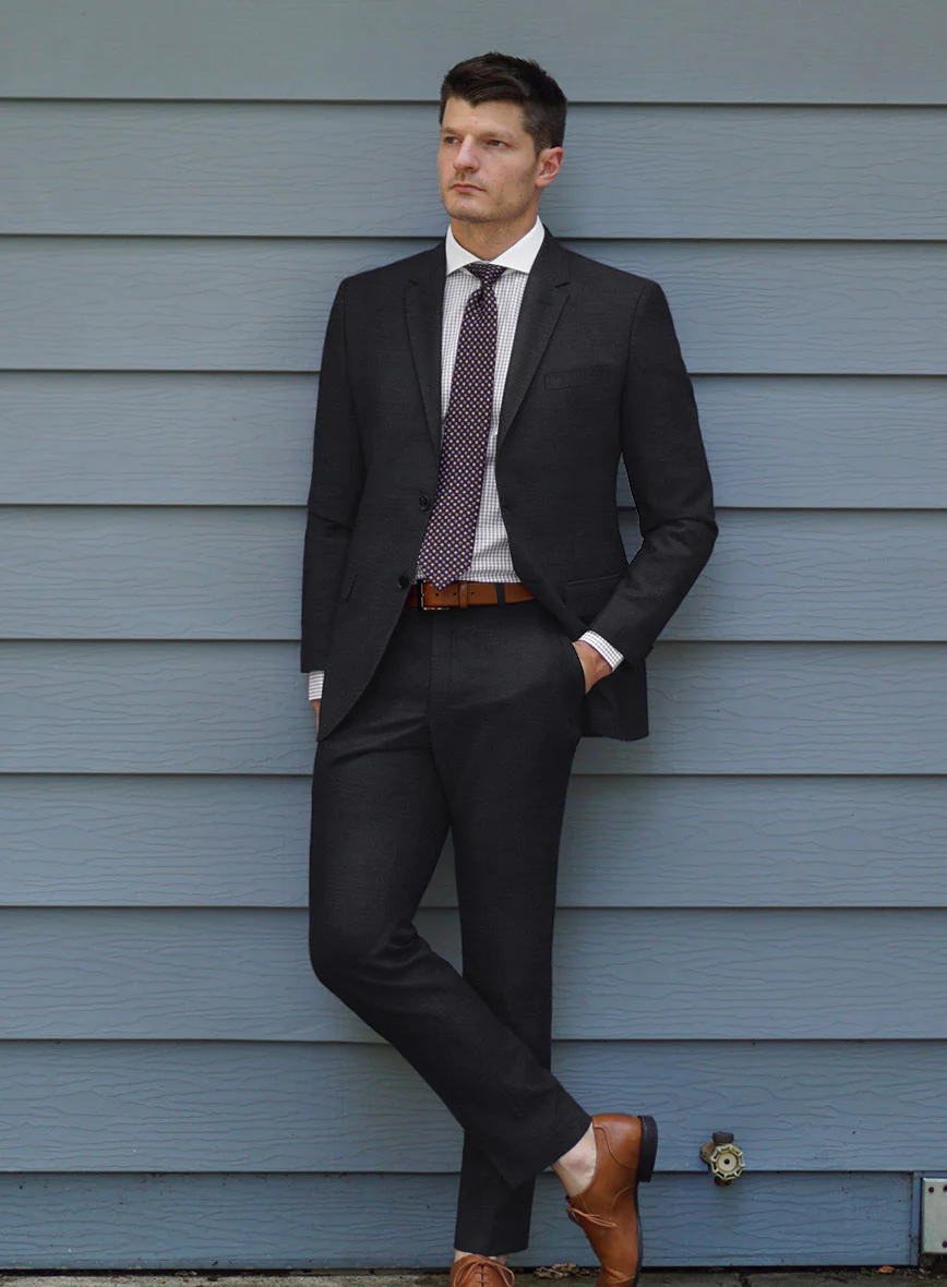 Scabal Londoner Jaguar Blue Wool Suit - Image 2
