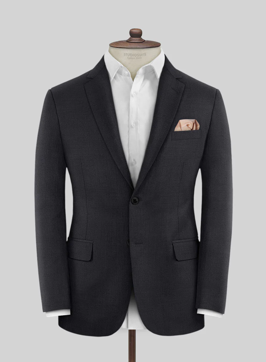 Scabal Londoner Jaguar Blue Wool Suit - Image 3