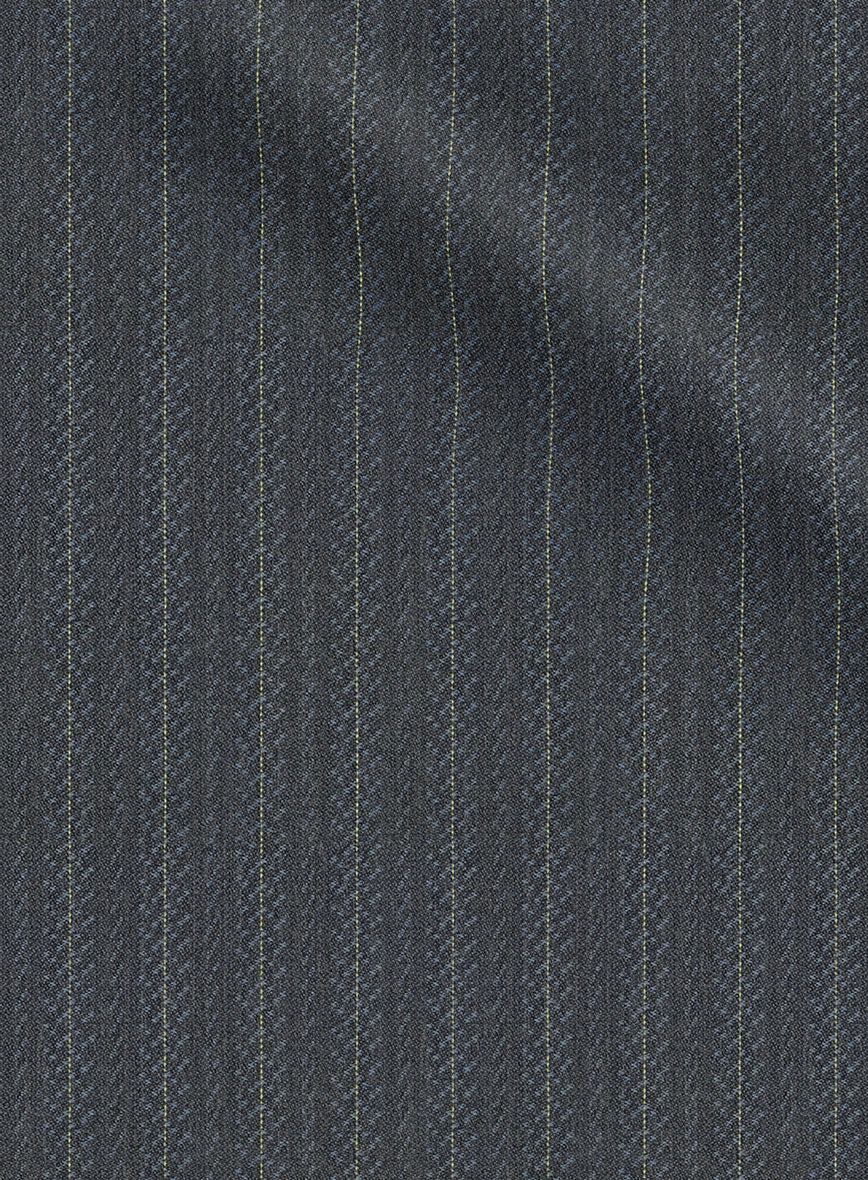 Scabal Londoner Metra Gray Wool Pants - Image 3