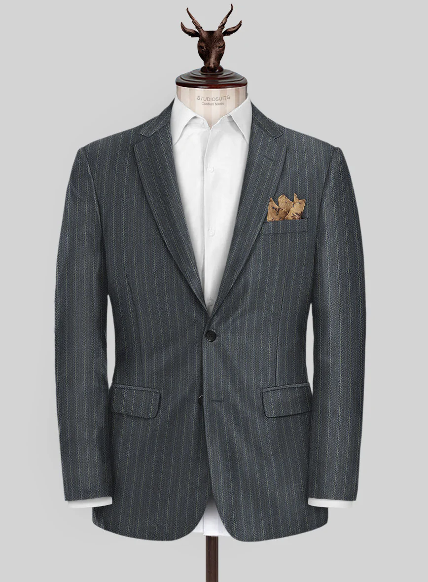 Scabal Londoner Metra Gray Wool Suit - Image 3