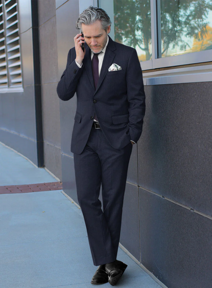 Scabal Londoner Mirage Blue Wool Suit - Image 2
