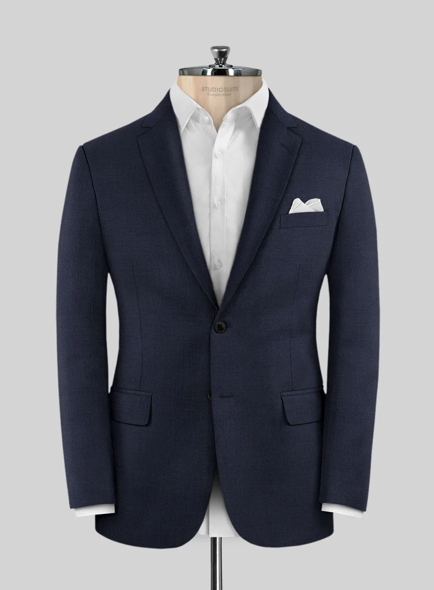 Scabal Londoner Mirage Blue Wool Suit - Image 3