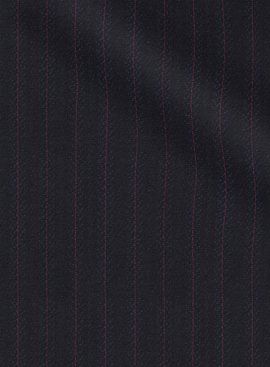 Scabal Londoner Toconi Stripe Blue Wool Jacket - Image 2