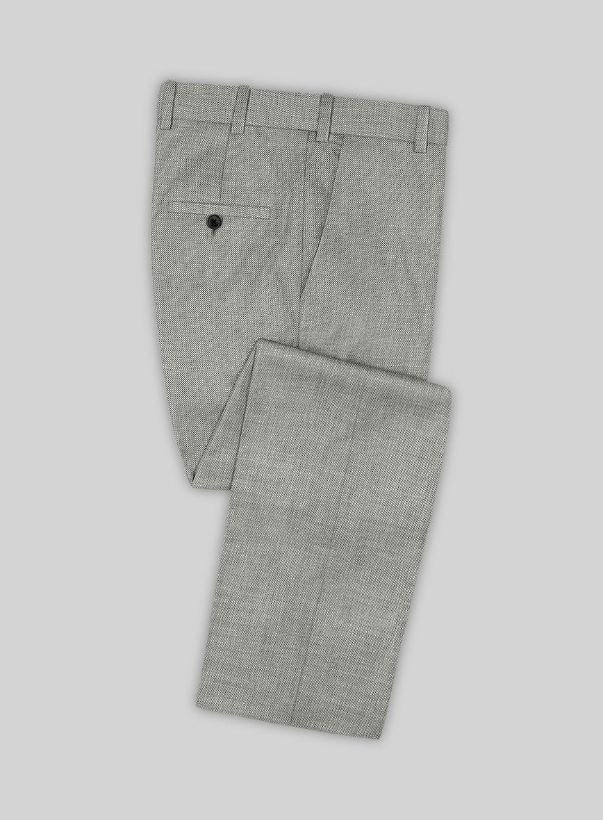 Scabal Londoner Twill Gray Wool Suit - Image 5