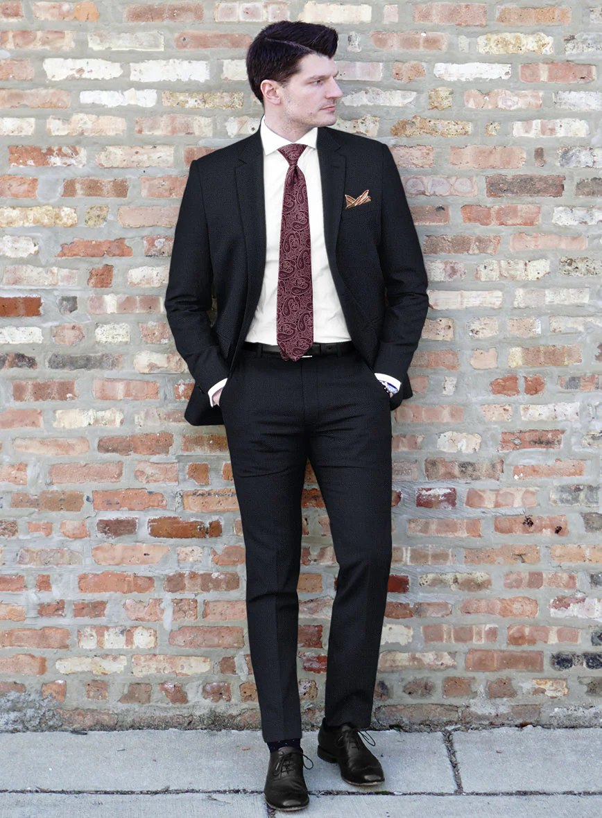 Scabal Londoner Twill Navy Wool Suit - Image 2