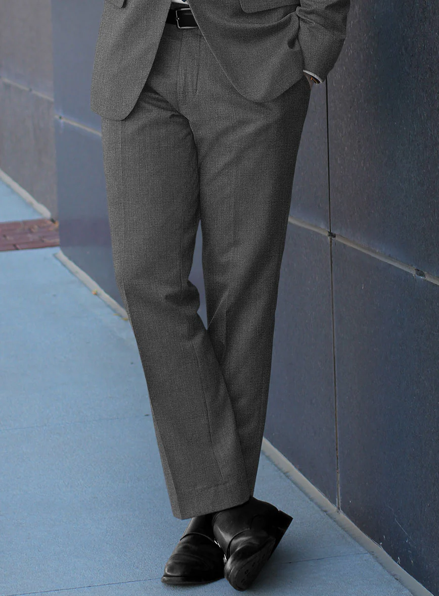 Scabal Manto Checks Gray Wool Suit - Image 6