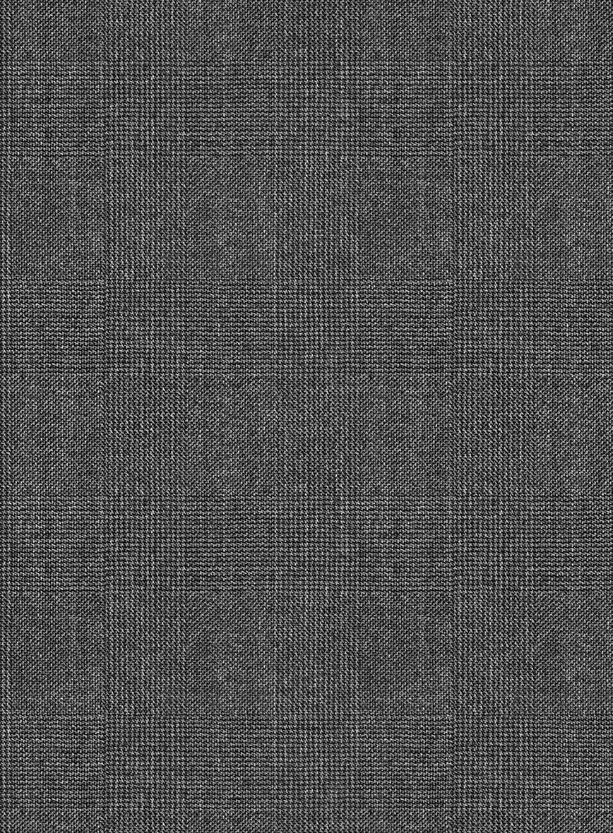 Scabal Manto Checks Gray Wool Suit - Image 8