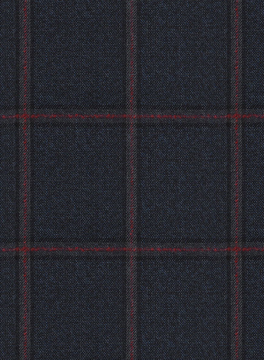 Scabal Midnight Blue Wool Jacket - Image 2