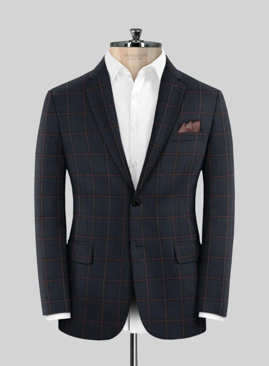 Scabal Midnight Blue Wool Suit - Image 3