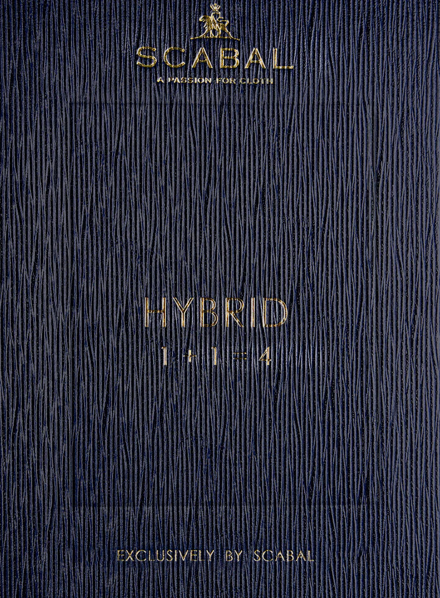 Scabal Mirage Blue Wool Suit - Image 7