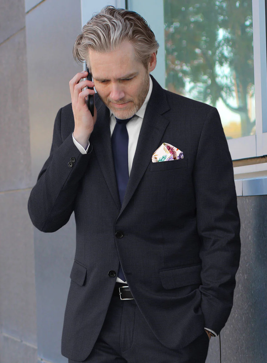 Scabal Motito Blue Wool Jacket - Image 2