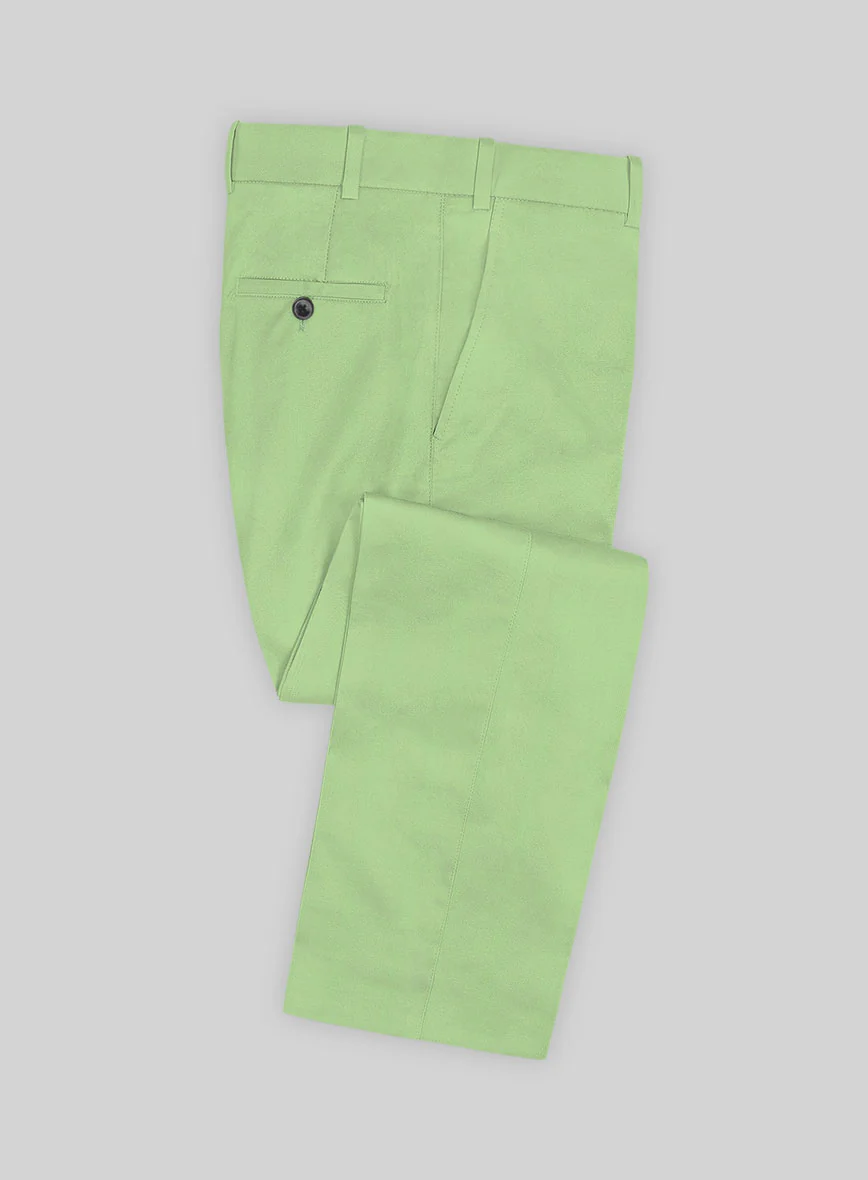 Scabal Nasty Green Cashmere Cotton Suit - Image 3
