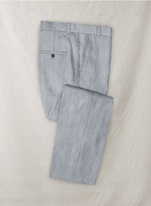 Scabal Nautica Blue Seersucker Suit - Image 4