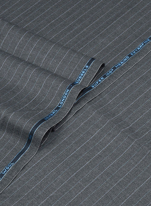 Scabal Peruzi Gray Wool Jacket - Image 3