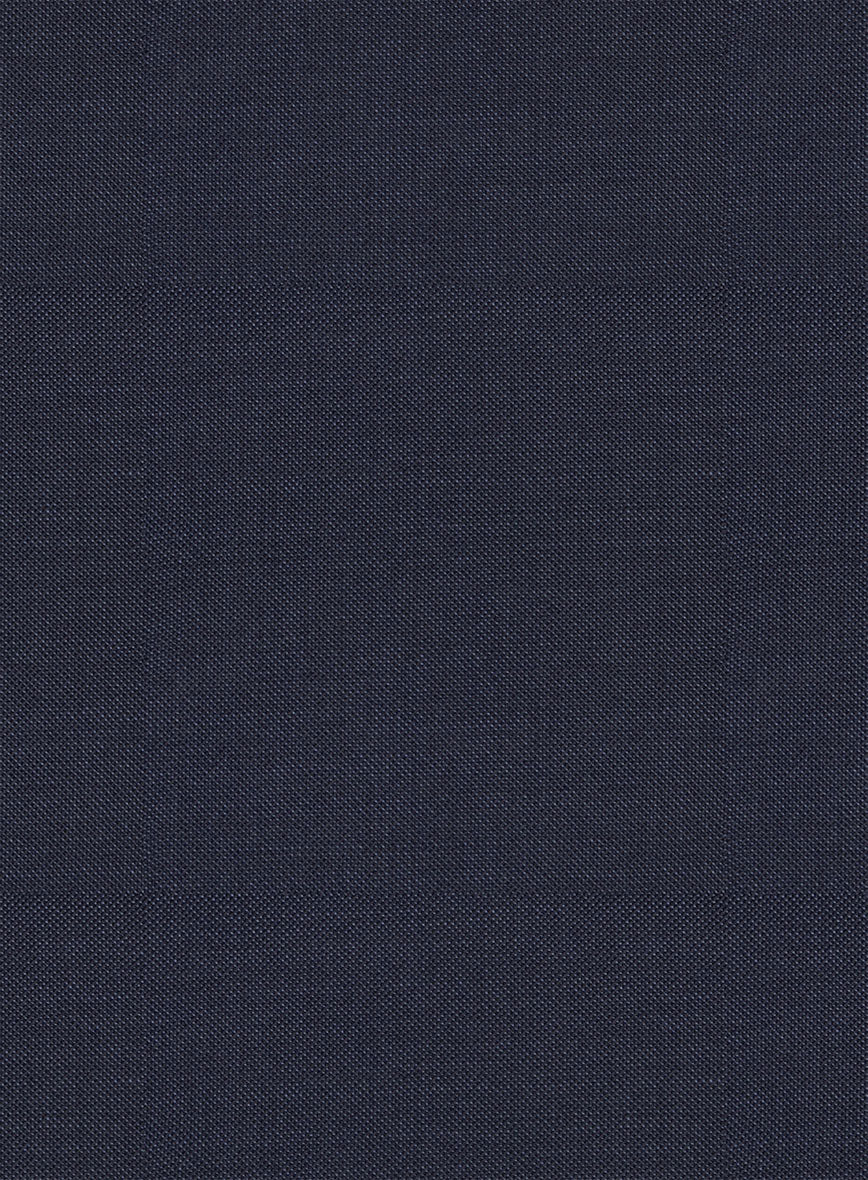 Scabal Ploci Blue Wool Pants - Image 3