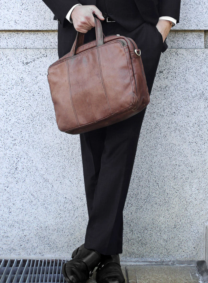Scabal Quiro Checks Black Wool Pants - Image 2