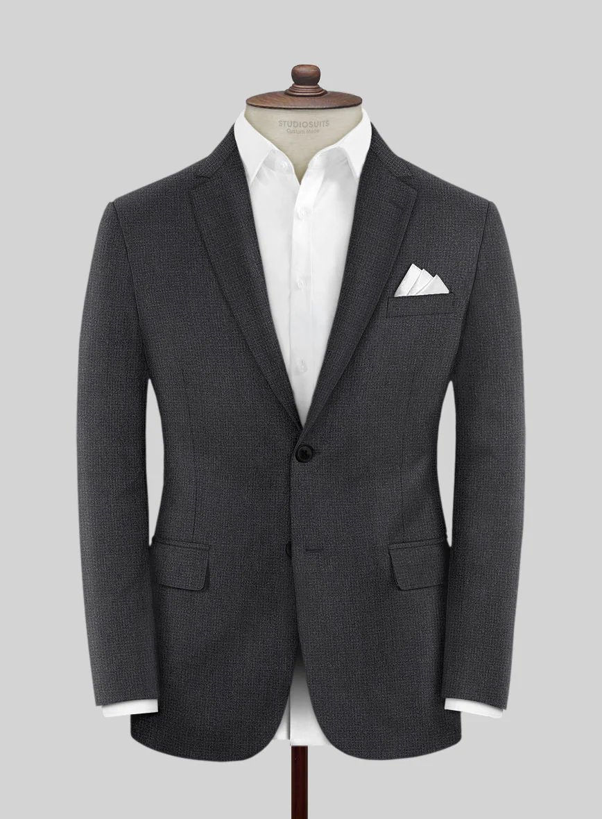 Scabal Sapphire Celmar Gray Wool Suit - Image 3