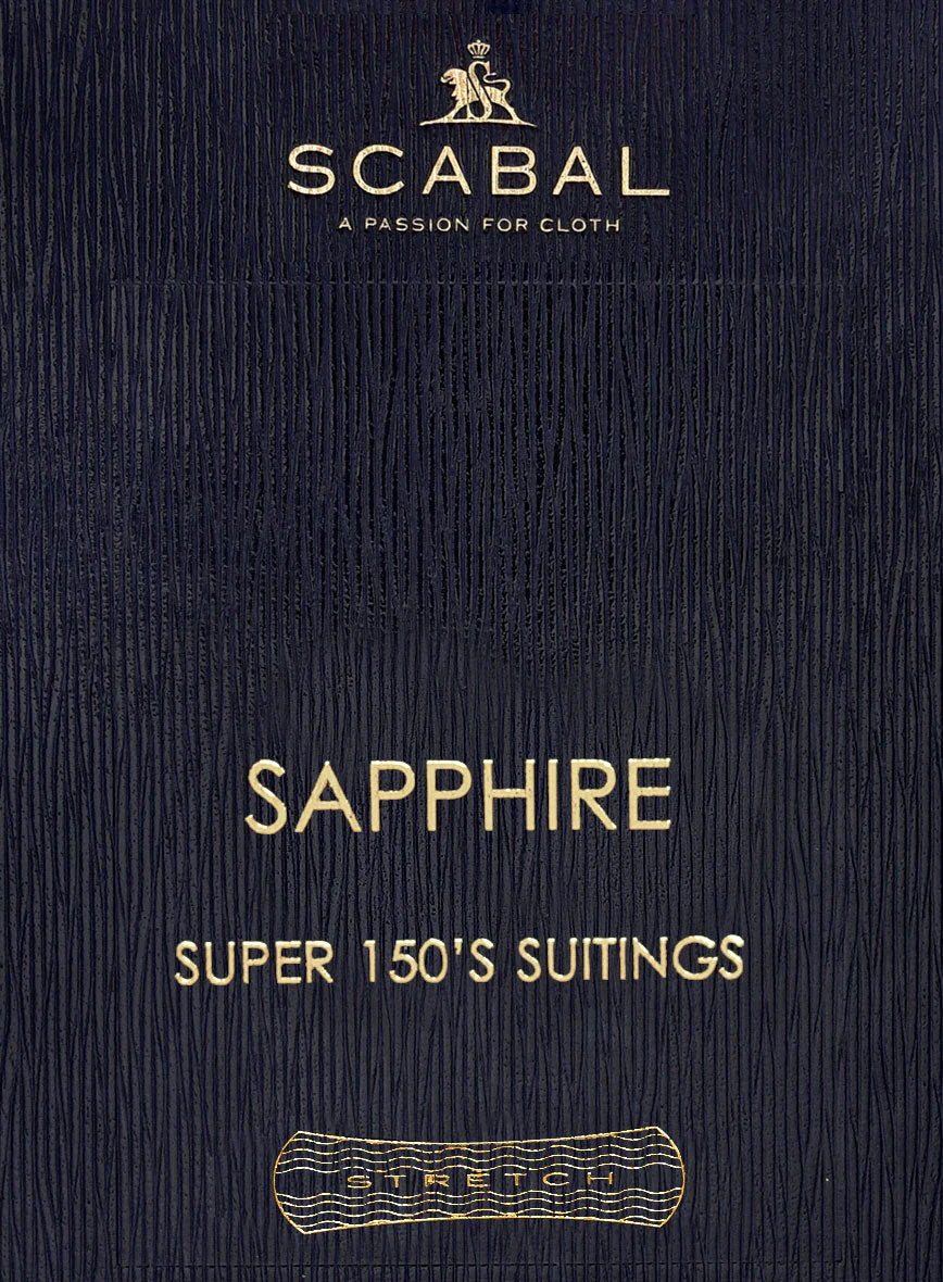 Scabal Sapphire Celmar Gray Wool Suit - Image 7