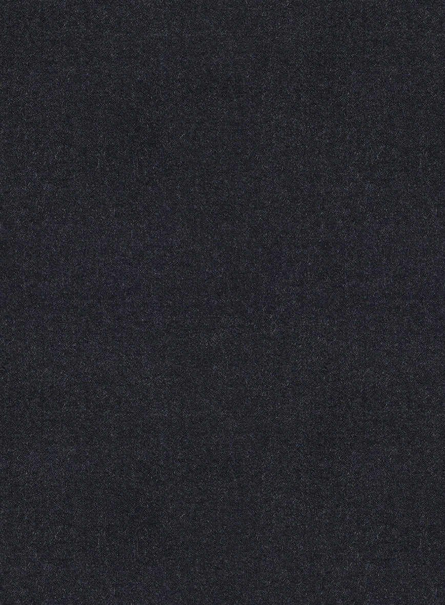 Scabal Sapphire Dark Gray Wool Pants - Image 2