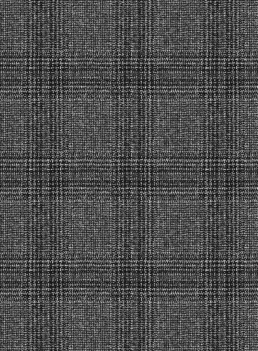 Scabal Sapphire Glen Gray Wool Jacket - Image 2