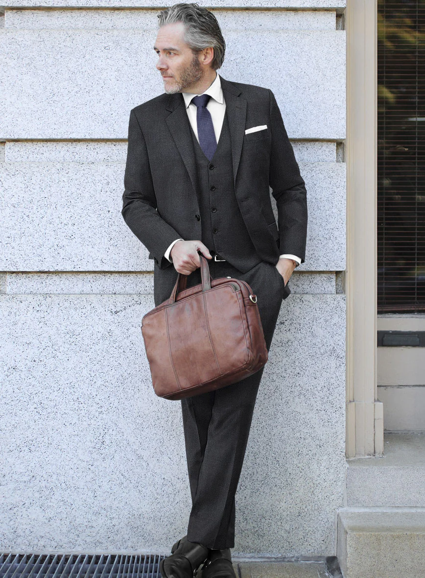 Scabal Sapphire Gray Wool Suit - Image 2