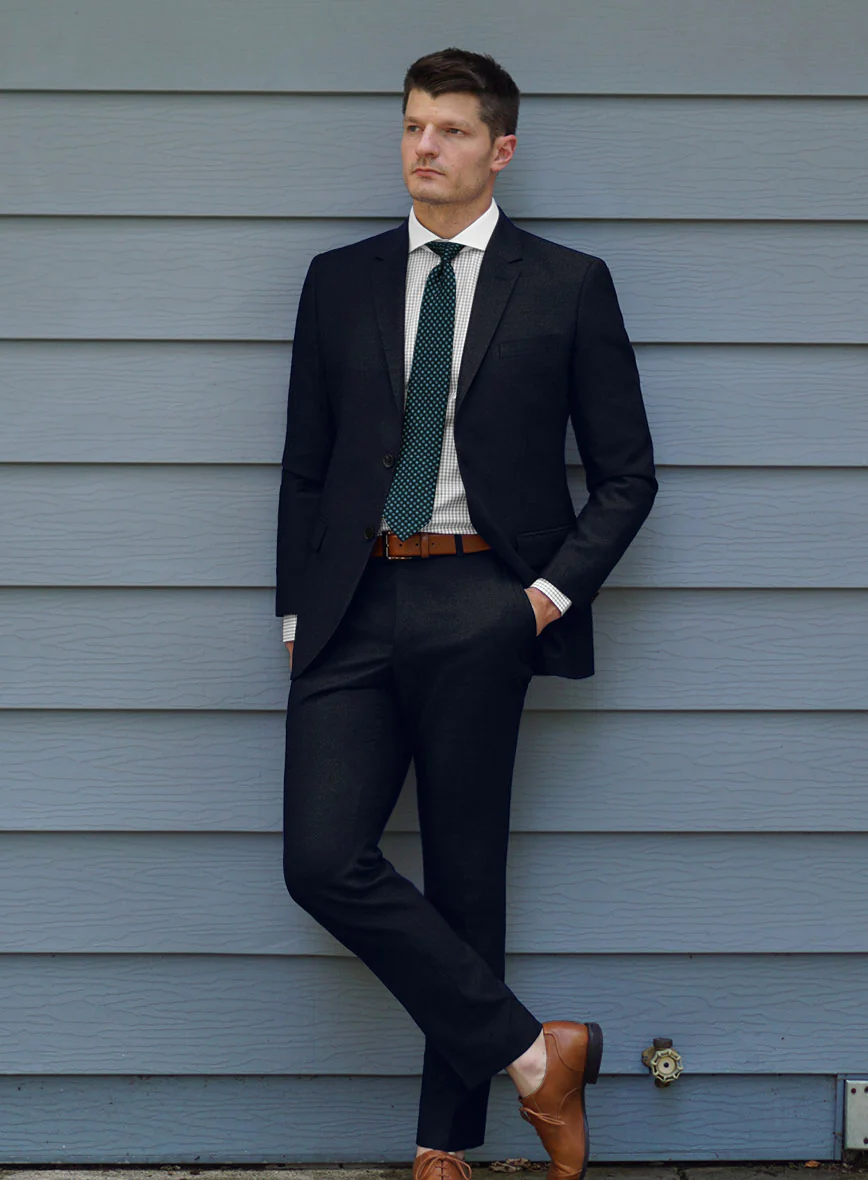 Scabal Sapphire Navy Blue Wool Suit - Image 2