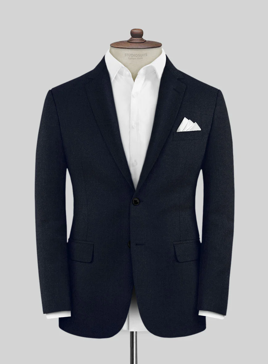 Scabal Sapphire Navy Blue Wool Suit - Image 3