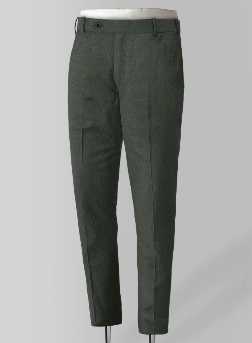 Scabal Seaweed Green Wool Suit - Image 5