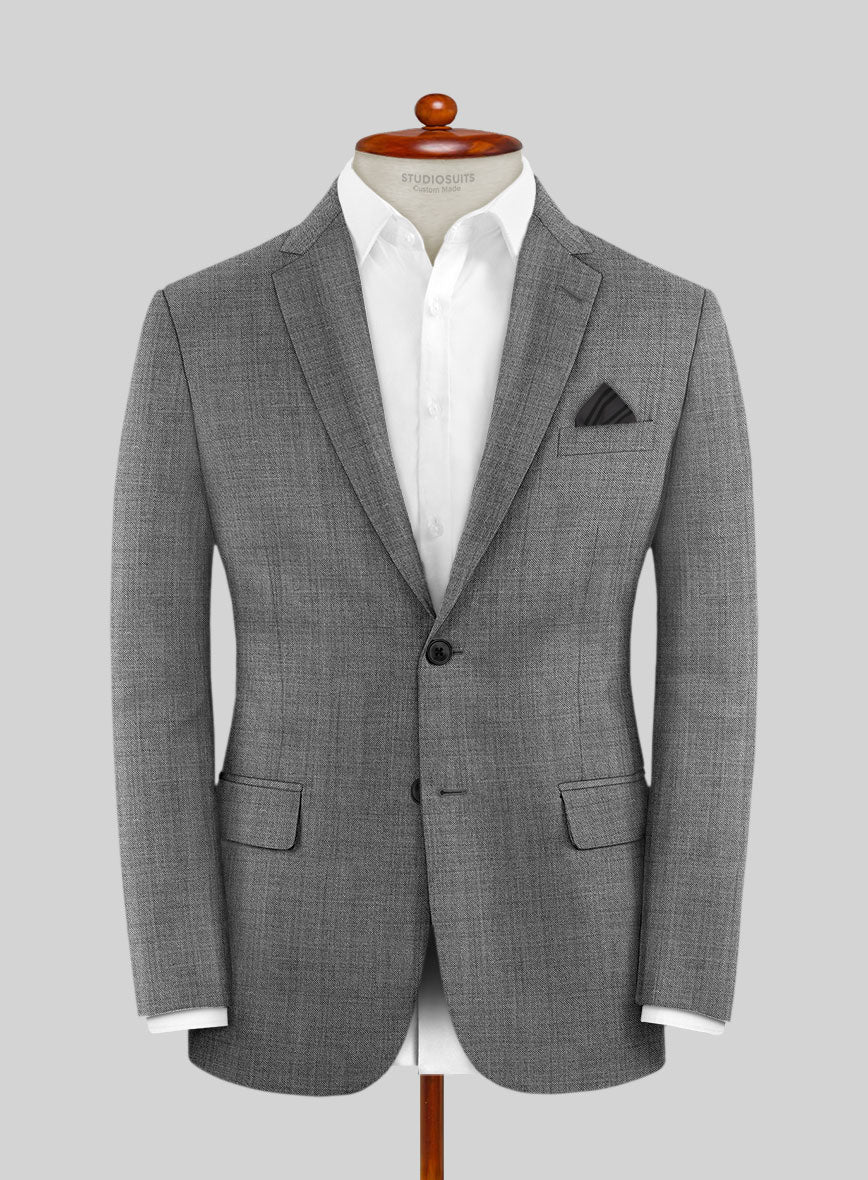 Scabal Segudo Twill Gray Wool Suit - Image 3