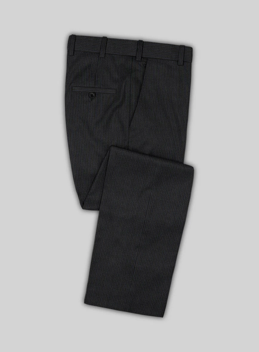 Scabal Sifro Stripe Gray Wool Suit - Image 6