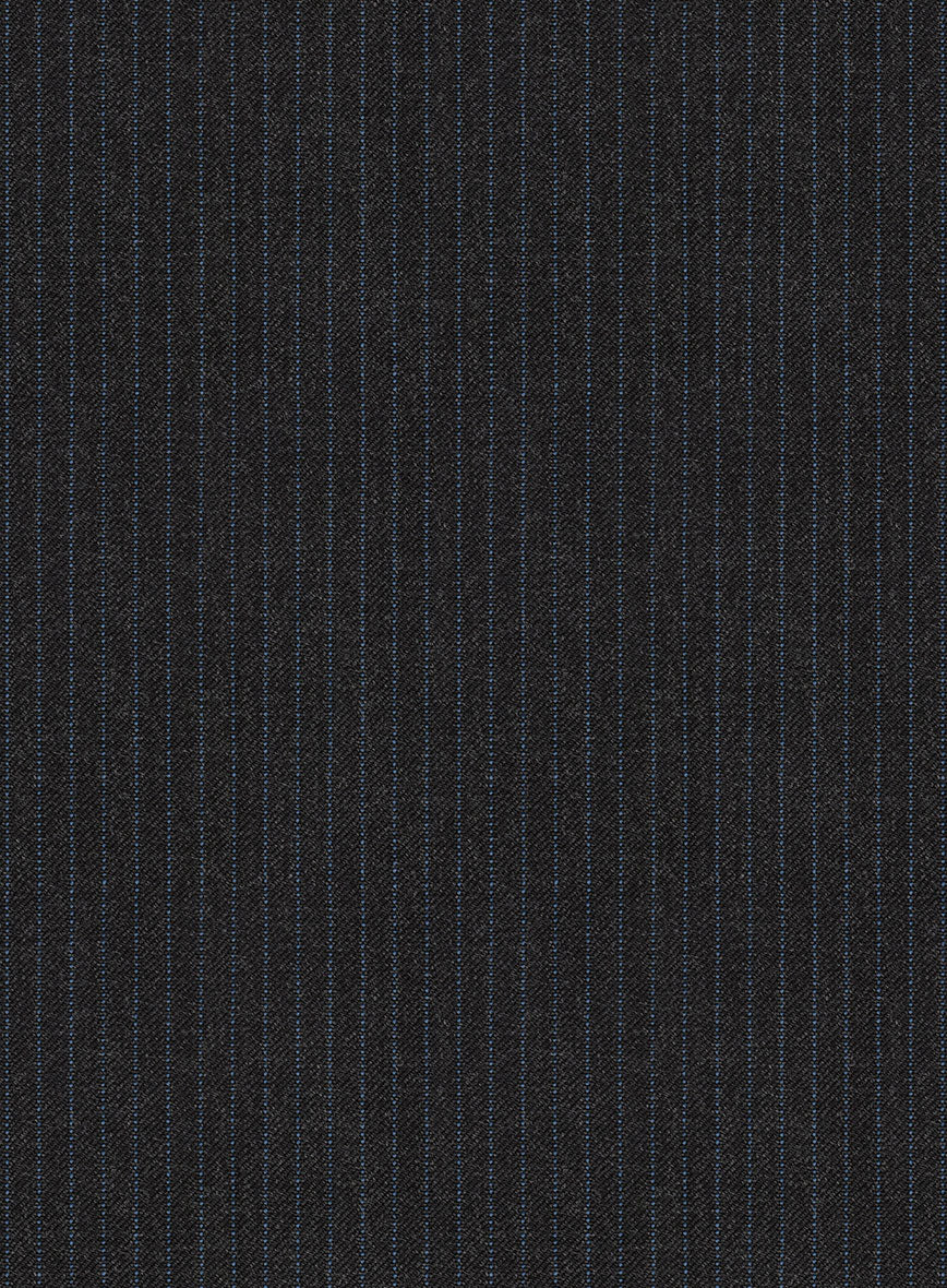 Scabal Sifro Stripe Gray Wool Suit - Image 7