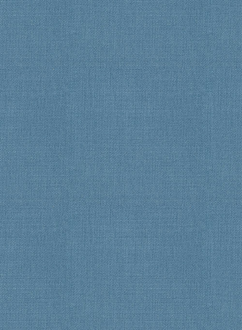 Scabal Steel Blue Wool Jacket - Image 2