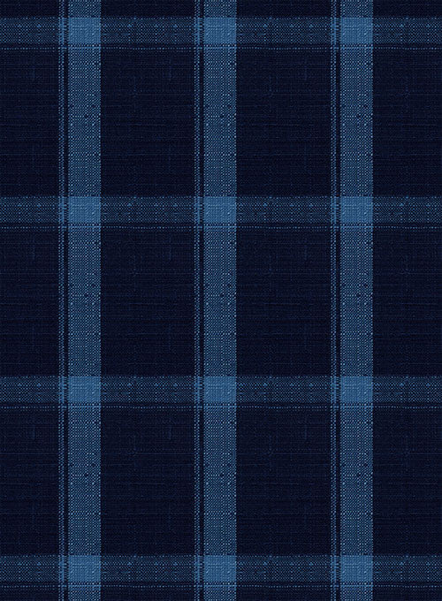 Scabal Taormina Alerro Blue Wool Jacket - Image 2