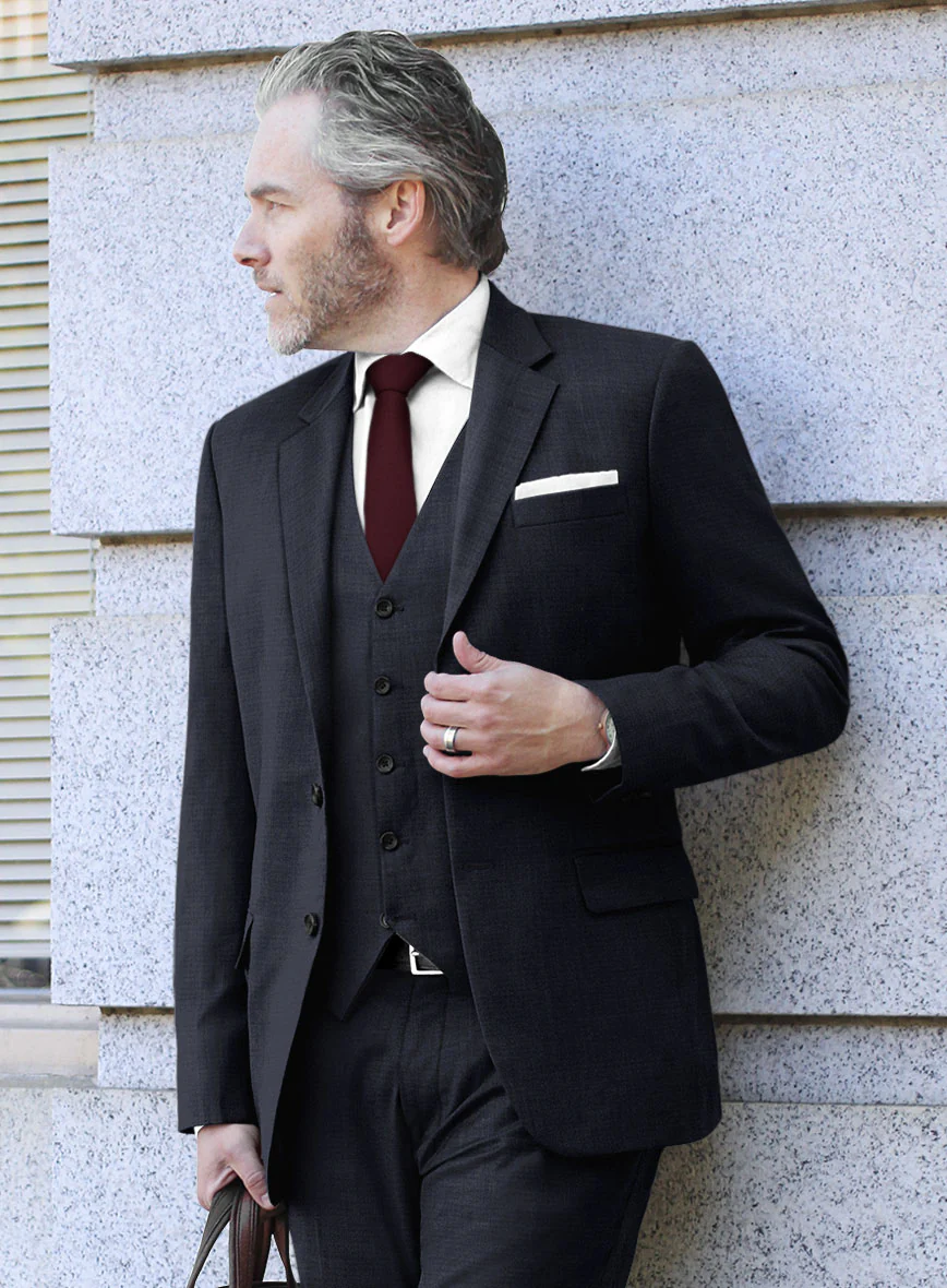 Scabal Tedra Blue Wool Jacket - Image 2