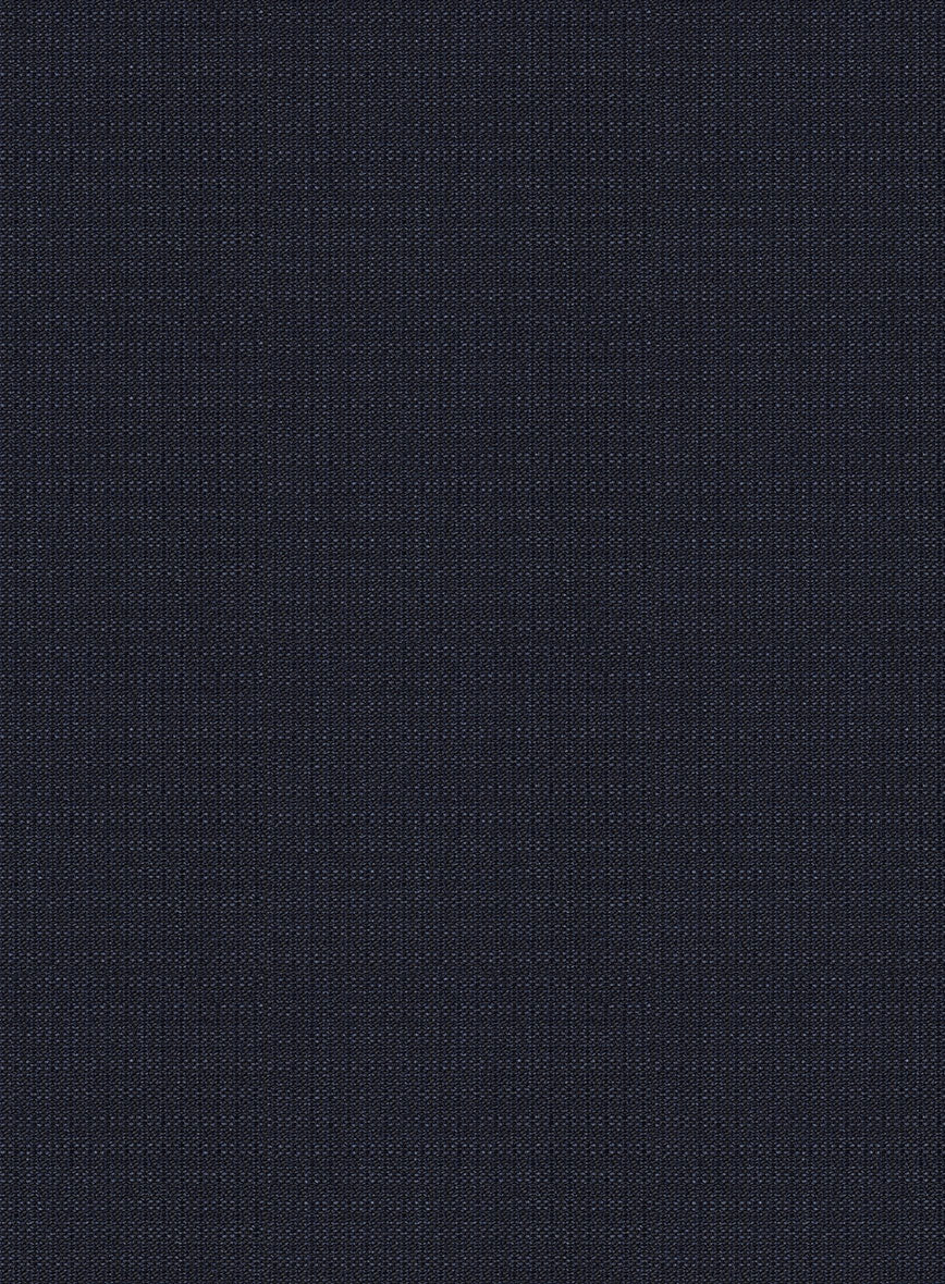 Scabal Tedra Blue Wool Pants - Image 3