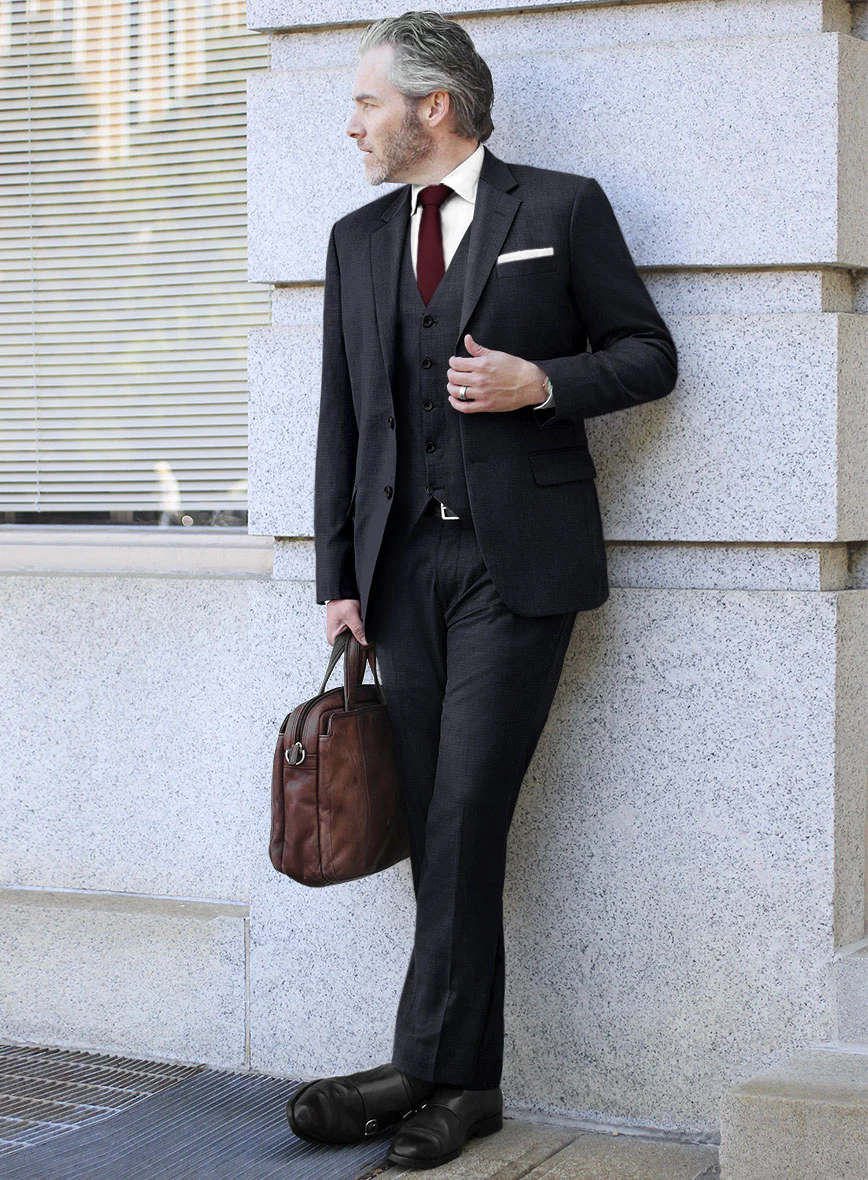 Scabal Tedra Blue Wool Suit - Image 2