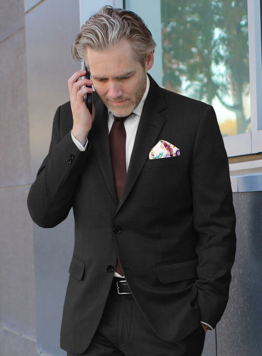 Scabal Tolno Black Wool Jacket - Image 2