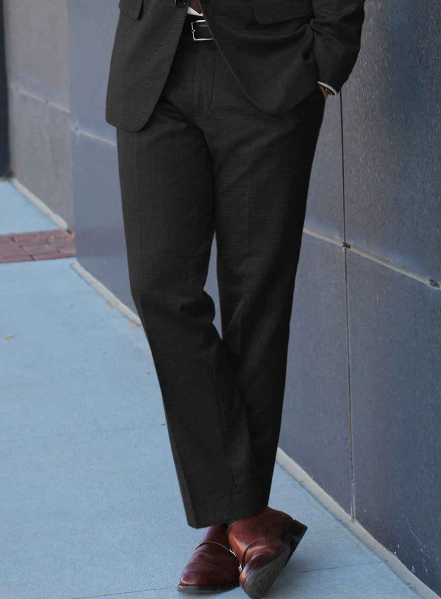 Scabal Tolno Black Wool Suit - Image 5