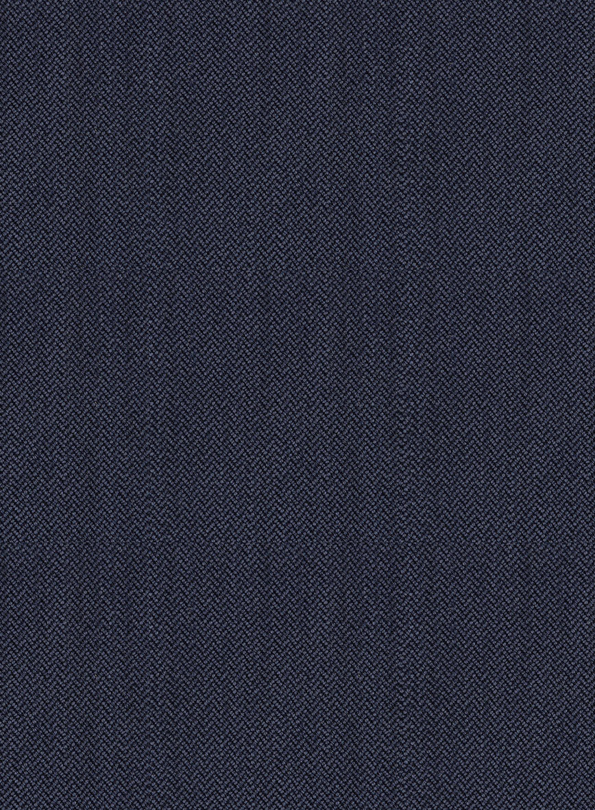Scabal Tornado Abran Blue Wool Pants - Image 3