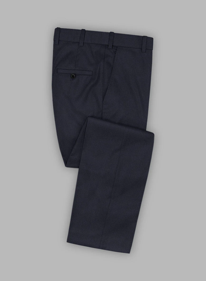 Scabal Tornado Blasi Blue Wool Suit - Image 5