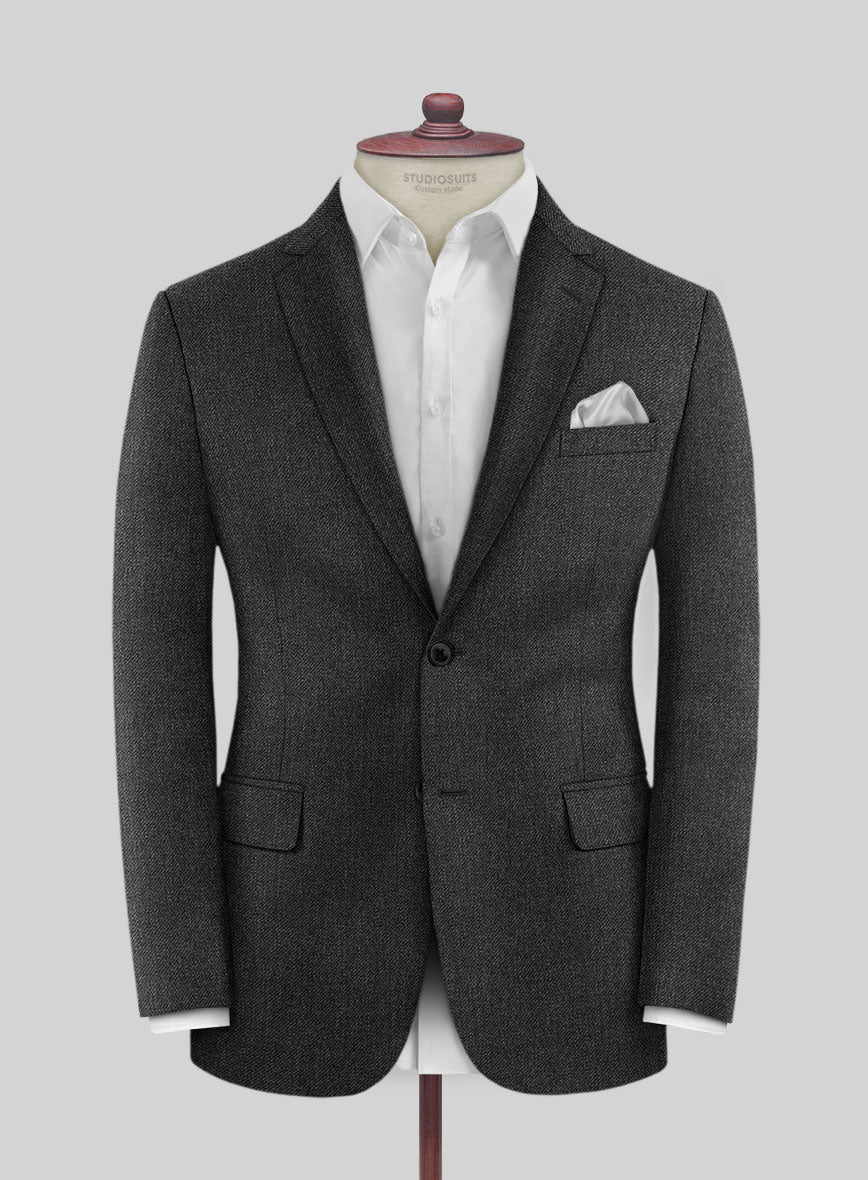 Scabal Tornado Gallo Charcoal Wool Suit - Image 3